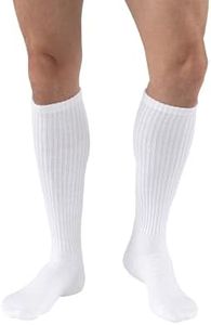 BSN Medical 110831 JOBST Sensifoot Diabetic Sock, Knee High, Closed Toe, Small, White