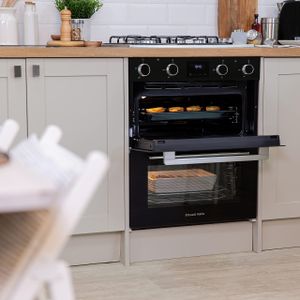 Russell Hobbs Double Oven, 92L Capacity – Freestanding Electric Cooker
