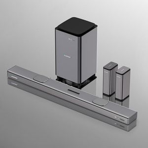 Blaupunkt SBW600 XCEED 9.1.4 Dolby Atmos I Direct Transmit Sound I Premium Home Theater I 360 Surround Sound I Premium Metallic Design I Immersive 3D Audio with Wireless Subwoofer