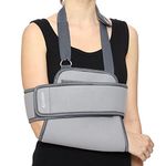 Clubby Shoulder Immobilizer | Shoulder Support for Shoulder Dislocation, Joint injuries, Pain Relief Belt, Support Brace, Pain Reliever For Rotator cuff injury, Post paralysis Grey Univershal