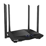 Tenda AC10U AC1200 Wi-Fi Dual Band Router - 5G 867Mbps/2.4G 300Mbps, 5 Gigabit LAN Ports, Supports Guest Network, Parental Control, Client Filter, IPv6