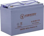 Yimatzu 12V 110Ah Deep-Cycle AGM Battery, EVF-110 Heavy-Duty Replacement, Bolt Terminal, Group 31