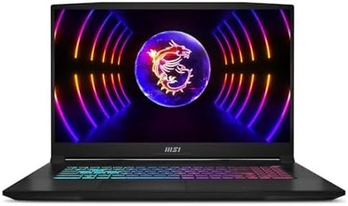 MSI Katana 17 Gaming Laptop (B12UDXK-844UK), Intel Core i7-12650H, 17.3" FHD 144Hz Panel, NVIDIA GeForce RTX 3050, 8GB*2 DDR5, 512GB NVMe SSD, Windows 11 Home Plus - Black
