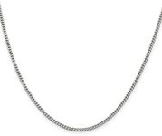 925 Sterling Silver 2mm Link Curb C