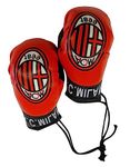 1 Pair - Mini Boxing Gloves Sports Souvenirs Auto Displays- AC - Milan