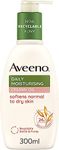 Aveeno Daily Moisturising Creamy Oil, With Nourishing Oat & Sweet Almond Oil, Suitable For Sensitive Skin, 24h Moisturisation, Help’s Prevent Protect and Nourish Dry Skin, 300ml