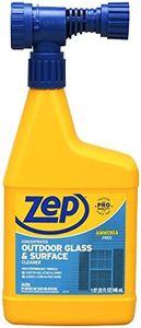 Zep Hose-End Outdoor Cleaner - 32 Ounces - U49910 - Great for Outdoor Glass and Surfaces