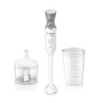 Bosch ErgoMixx MSM66020GB Hand Blender with mini chopper and beaker 600W - White