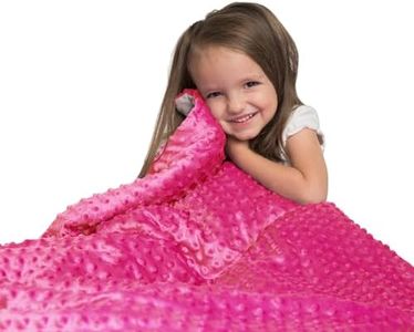 Super-Soft Kids Weighted Blanket 7 Pounds - Weighted Blanket for Kids - Easy to Clean, Washable Minky Cover - 41x60 Inches 7lbs Child Weighted Blanket - Small Heavy Blanket for Girls and Boys