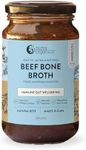 Nutra Organics Beef Bone Broth Concentrate Natural Beef 390g | Packed with Vitamins & Minerals | Soup base for Stews, Sauces & Gravies (39 Cups)