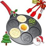 DAYOOH Pancake Pan Induction Hob, Animal Pancake Pan Nonstick Pancake Griddle Kids Pancake Pan Waffle Maker Frying Egg Pan Crepe Waffle Breakfast Animal Pancake Maker Pan