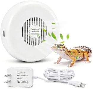 Reptile Odor Eliminator, Photocatalytic Terrarium Deodorizer, Ozone-Free