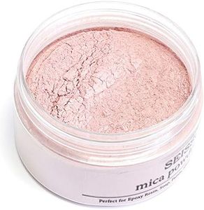 Rose Gold Mica Powder for Epoxy Resin 1.7 oz /50g Powdered Pigment for Soap Colorant Bath Bomb Dye, Cosmetic Grade for Lip Gloss, Acrylic Nails Polish, Craft Projects