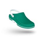 WOCK Clog w/Strap and Steri-tech Insole, Sanitary Theatre Clogs w/Lemon Scent, Sterelized Surgical Clogs Ideal for Operating Rooms and Hospitals