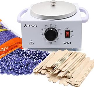 TOAUTO Wax Warmer Kit with 300g Wax Beans, Professional Wax Melting Heater Home Hair Removal Wax Pot Bikini Brazilian Facial Legs Armpit for Women & Men