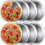 Thenshop 8 Pieces Pizza Pans Bulk S