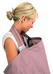 BebeChic.UK - Oeko-Tex Certified 100% Cotton - Breastfeeding Covers - Boned Nursing Tops - Dusky Pink/White dot