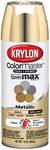 Krylon K15151002 ColorMaster Paint + Primer, Metallic, Gold, 12 oz.