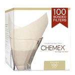 Chemex FS-100 Bonded Coffee Filter Square, One Size, White