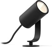 Philips Hue White and Colour Ambience Lily Outdoor Spot Light LED Integrated, 8 W, Anthracite, IP65 (Full Pack)