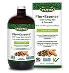 Flora Health Flor•Essence® with Turkey Tail & Turmeric Liquid Tea Blend, Natural Full Body Cleanse, Detox & Immunity - Organic Ingredients - Pure Vegan Formula - Burdock Root, Sheep Sorrel - 941mL