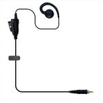 MONICONA C Shape Ear Hook Earphone Headset PTT Mic for Motorola CLP1010e CLP1040e CLPe446 Radio