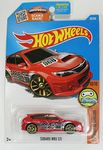 Hot Wheels, 2016 HW Digital Circuit, Subaru WRX STI [Red] #30/250