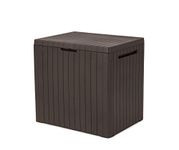 Keter City Outdoor Plastic Storage Box Garden Furniture 57.8 x 44 x 54.8 cm - Brown