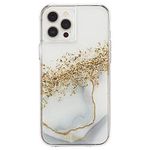 Case-Mate - Karat - Case for iPhone 12 Pro Max (5G) - Gold Foil Accents - 10 ft Drop Protection - 6.7 Inch - Karat Marble (CM045890)