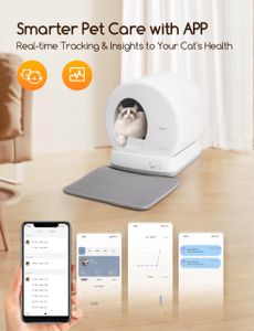 MeoWant Automatic Cat Litter Box – Self-Cleaning Pet Toilet