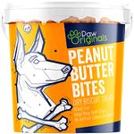 Peanut Butter Dog Treat Biscuits | Delicious Peanut Butter Bite Treats For Dogs & Puppies | Wheat Free & Packed With Vitamins & Minerals | Helps Keep Teeth Clean | Great For Reward, Training