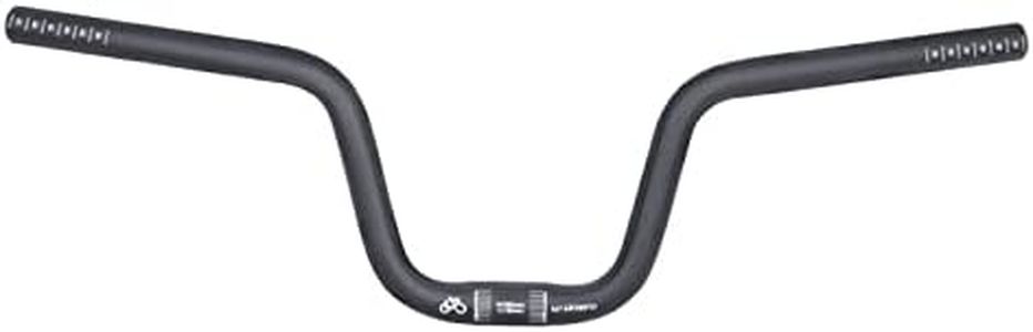 Lightweight Mountain Bike Handlebar, Down Hill DH Extra Long Riser Bar, High Handle Bars 25.4mm, 25.4x580mm