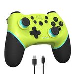 [2024 New Version] CuleedTec Wireless Switch Controller, Switch Pro Controller Compatible with Switch/Lite/OLED, Manette Switch Remote Gamepad with 6-Axis Gyro, Dual Motors, Wake-up and Turbo