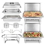 Chafing Dish 2 Pack 9 QT Stainless 