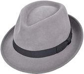 Elegant 100% Wool Trilby Hat Waterp