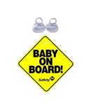 CVANU Baby On Board Safty Windows Car Sticker (Pack of 2) CV-63