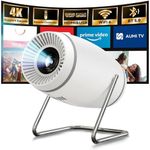 Mini Projector with WiFi 6 and Blue