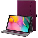 Fintie Case for Samsung Galaxy Tab A 10.1 2019 Model SM-T510(Wi-Fi) SM-T515(LTE) SM-T517(Sprint), Multi-Angle Viewing Stand Cover with Pocket, Purple