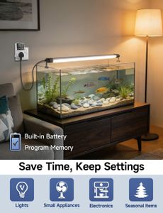 ORIDGET 24-Hour Digital Timer Plug – Programmable Socket Switch