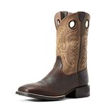 ARIAT Men's Sport Ranger Western Boot, Barley Brown/Toasted Tan, 9.5 Wide