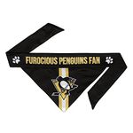 Little Earth 520601-PENS-XL: Pittsburgh Penguins Pet Bandana