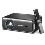 Aurzen EAZZE D1 Pro Smart Portable Projector: dbx-tv & DoIby Audio, NetfIix Officially, Auto Focus & Keystone, 350 ANSI Full HD 1080P WiFi Bluetooth Phone Projector for Home Cinema Bedroom Android