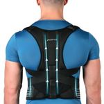 AOFITBRACE【M SIZE】Back Brace and Posture Corrector for Men and Women,Adjustable Back Brace Straightener Shoulder Upright Support Trainer for Body Correction【M SIZE】