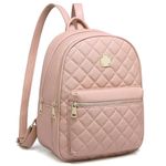 Myhozee Mini Backpack Purse for Girls, Women Fashion Backpacks Leather Casual Travel Small Daypacks for Teenage Pink