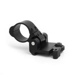 QIRUIMY 30mm Flip to Side QD Mount,Red Dot Scope Mount Fit Picatinny Rail Magnifier Scope Base black