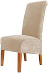 CMAKER Velvet Dining Chair Covers, 