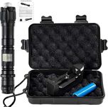 HAVETRECHA Long Range Flashlight for Indoor Meetings, Pet Exercising, Outdoor Camping, Astronomy