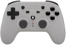 Retro Fighters Defender Next-Gen PS1 - PS2 - PS3 - PS Classic - Switch & PC Compatible Wireless Controller, Grey