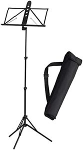 Yamaha MS-260AL Lightweight Music Stand, Aluminum, Foldable, Easy to Carry, Soft Case Included