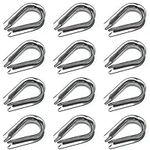HEVERP 12PCS M10 Stainless Steel Th